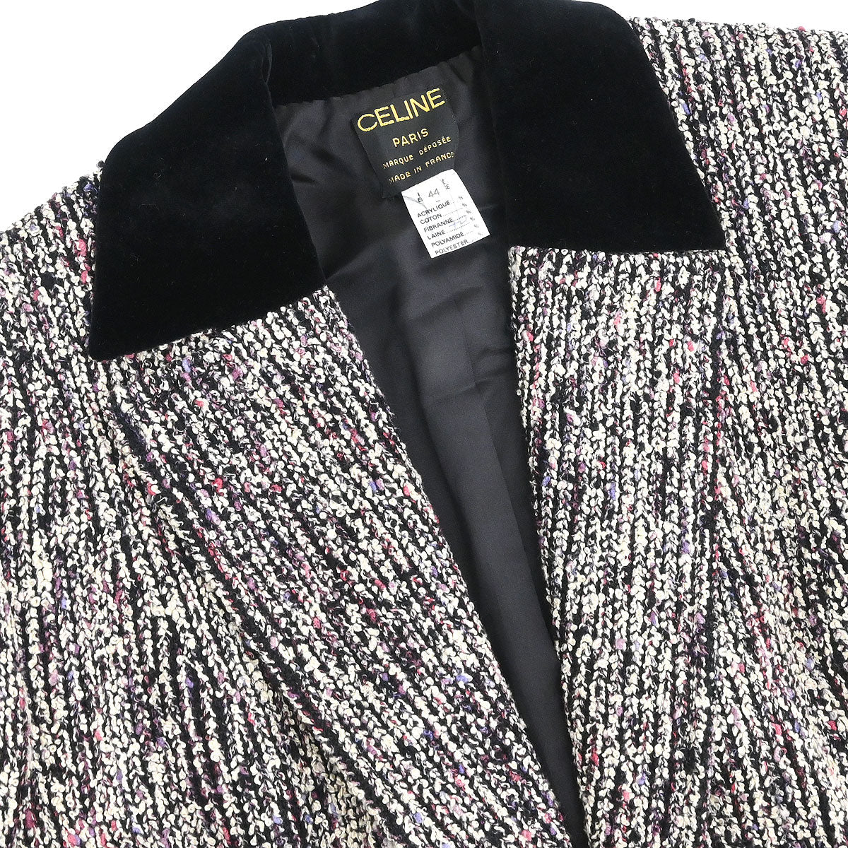 Celine Setup Suit Jacket Skirt Black #44