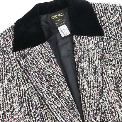 Celine Setup Suit Jacket Skirt Black #44