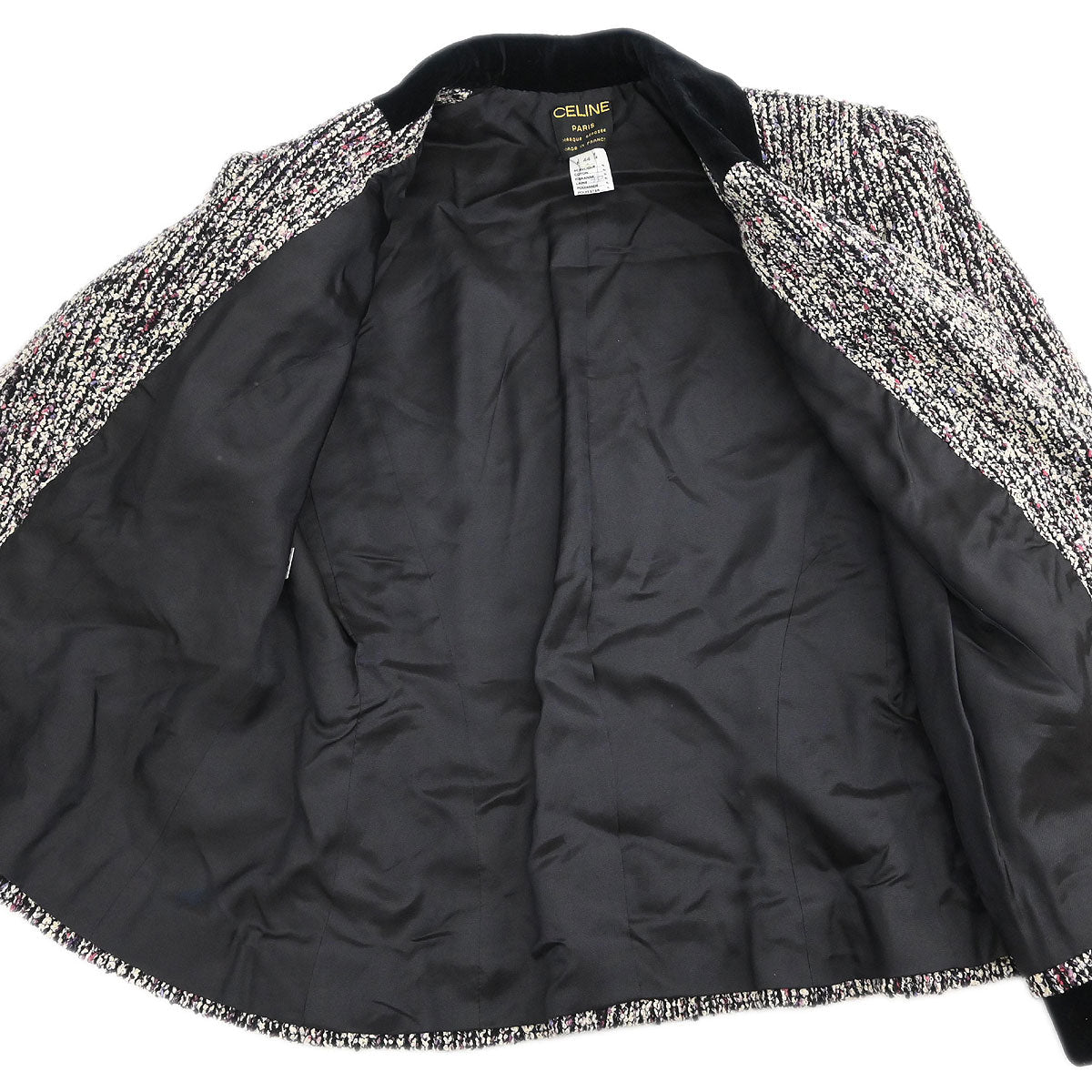 Celine Setup Suit Jacket Skirt Black #44