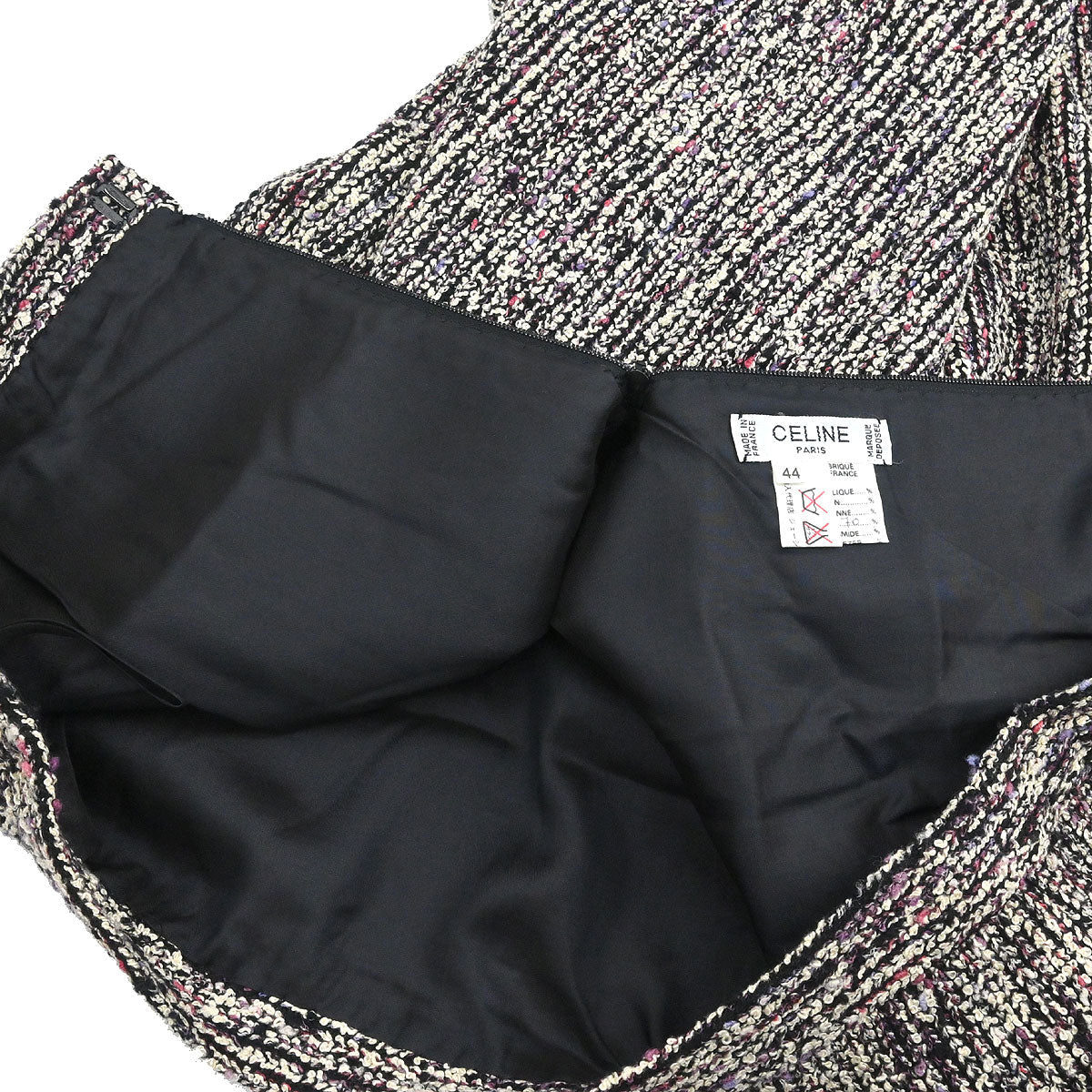 Celine Setup Suit Jacket Skirt Black #44