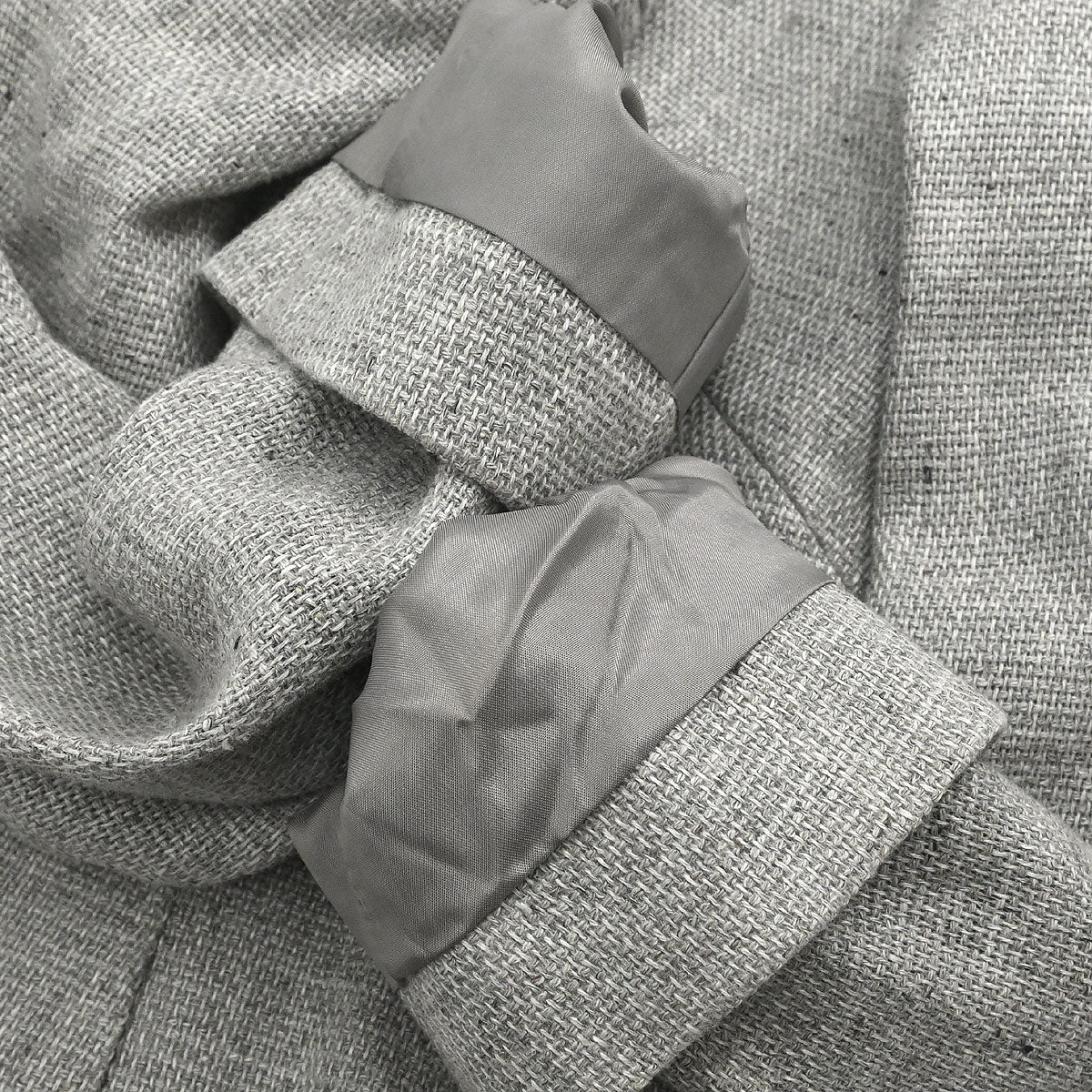 Celine Setup Suit Jacket Skirt Gray #44