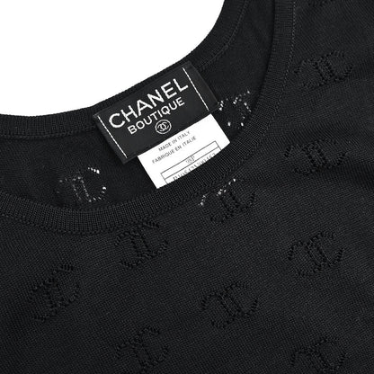 Chanel 1998 Sleeveless Tank Top Black #38