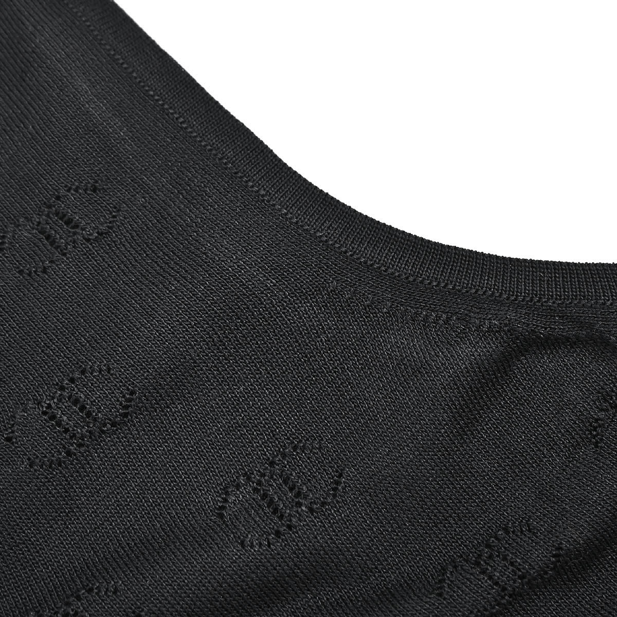 Chanel 1998 Sleeveless Tank Top Black #38