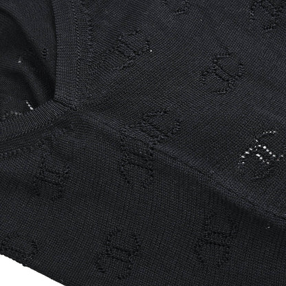 Chanel 1998 Sleeveless Tank Top Black #38