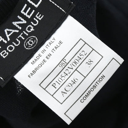 Chanel 1998 Sleeveless Tank Top Black #38