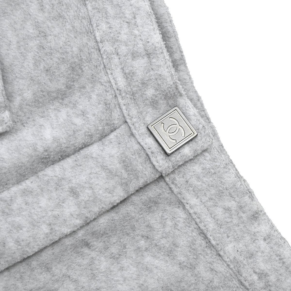 Chanel Sport Line Setup Jacket Pants Light Gray #40 #38