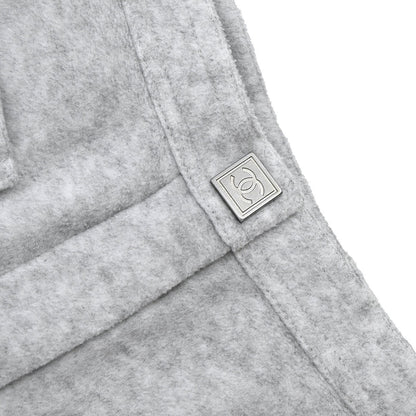 Chanel Sport Line Setup Jacket Pants Light Gray #40 #38