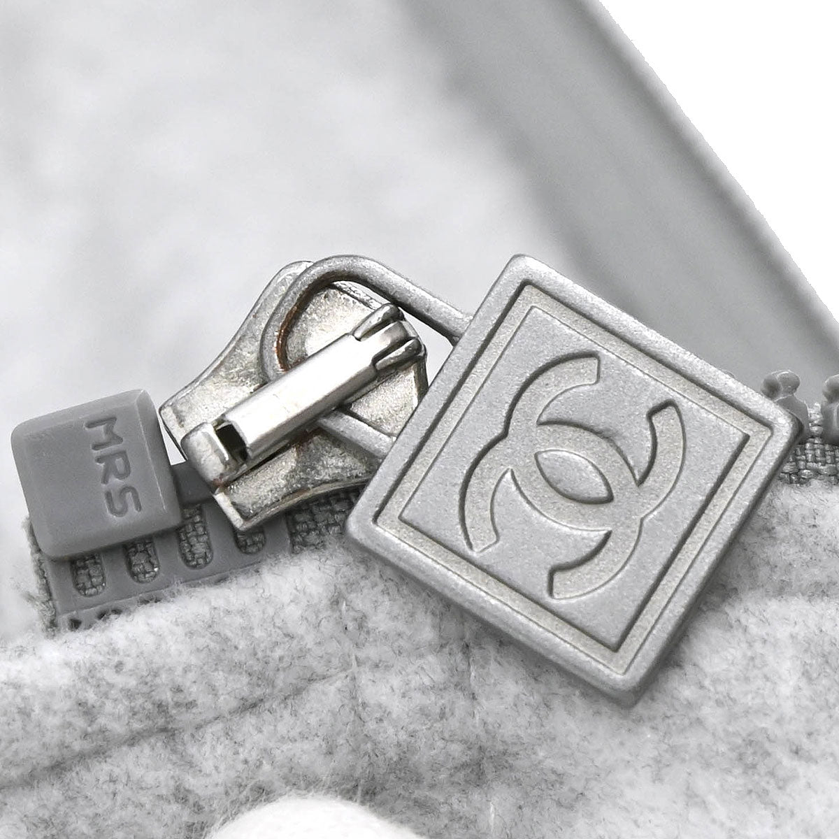 Chanel Sport Line Setup Jacket Pants Light Gray #40 #38