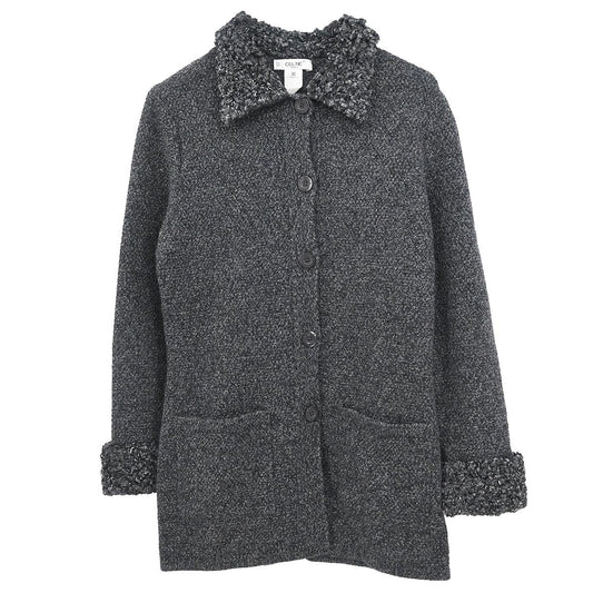 Celine Single Breasted Jacket Gray #36