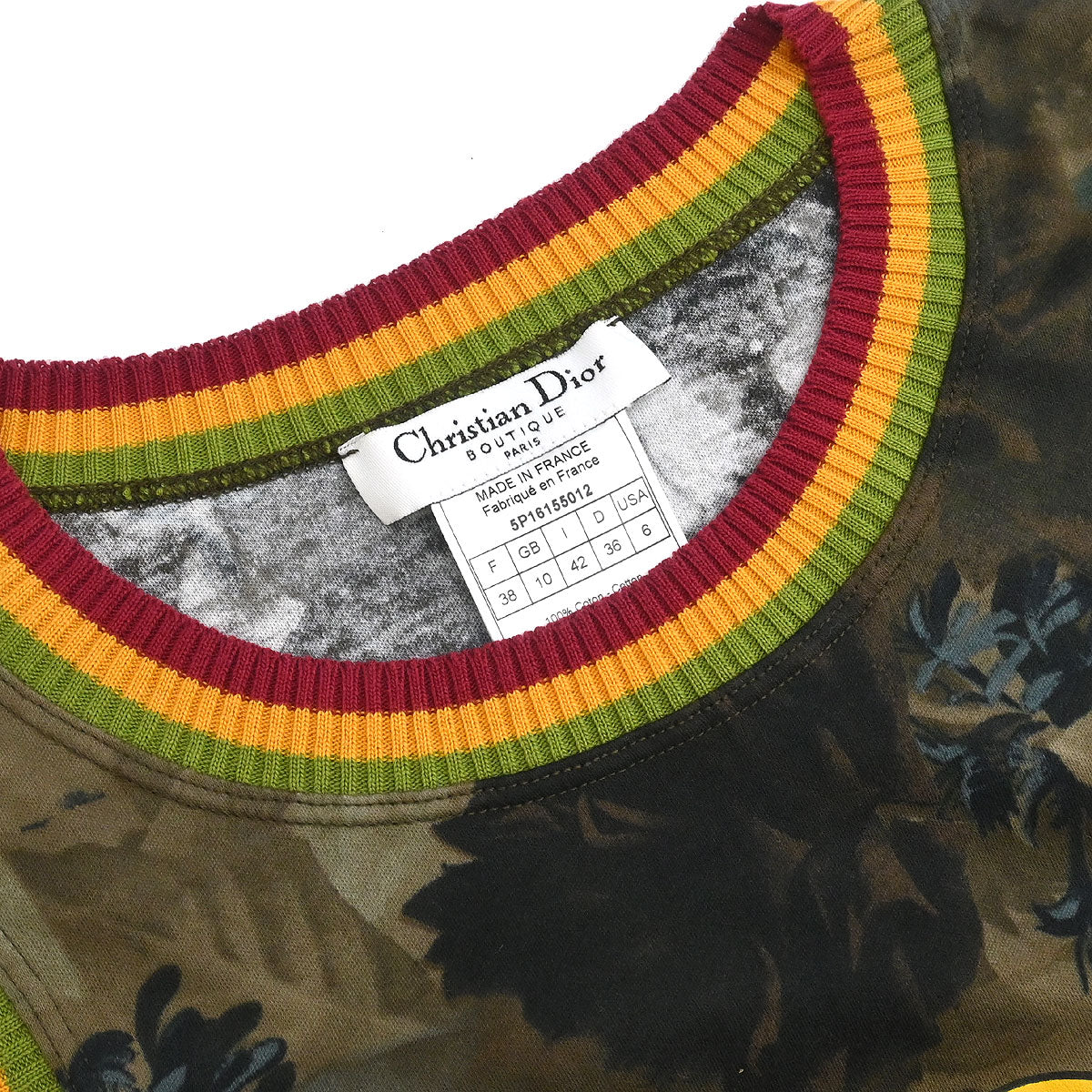 Christian Dior 2005 Sleeveless Tank Top Khaki #38