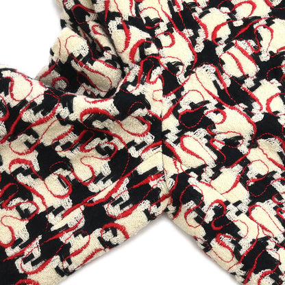 Christian Dior Collarless Single Breasted Jacket White #40–42