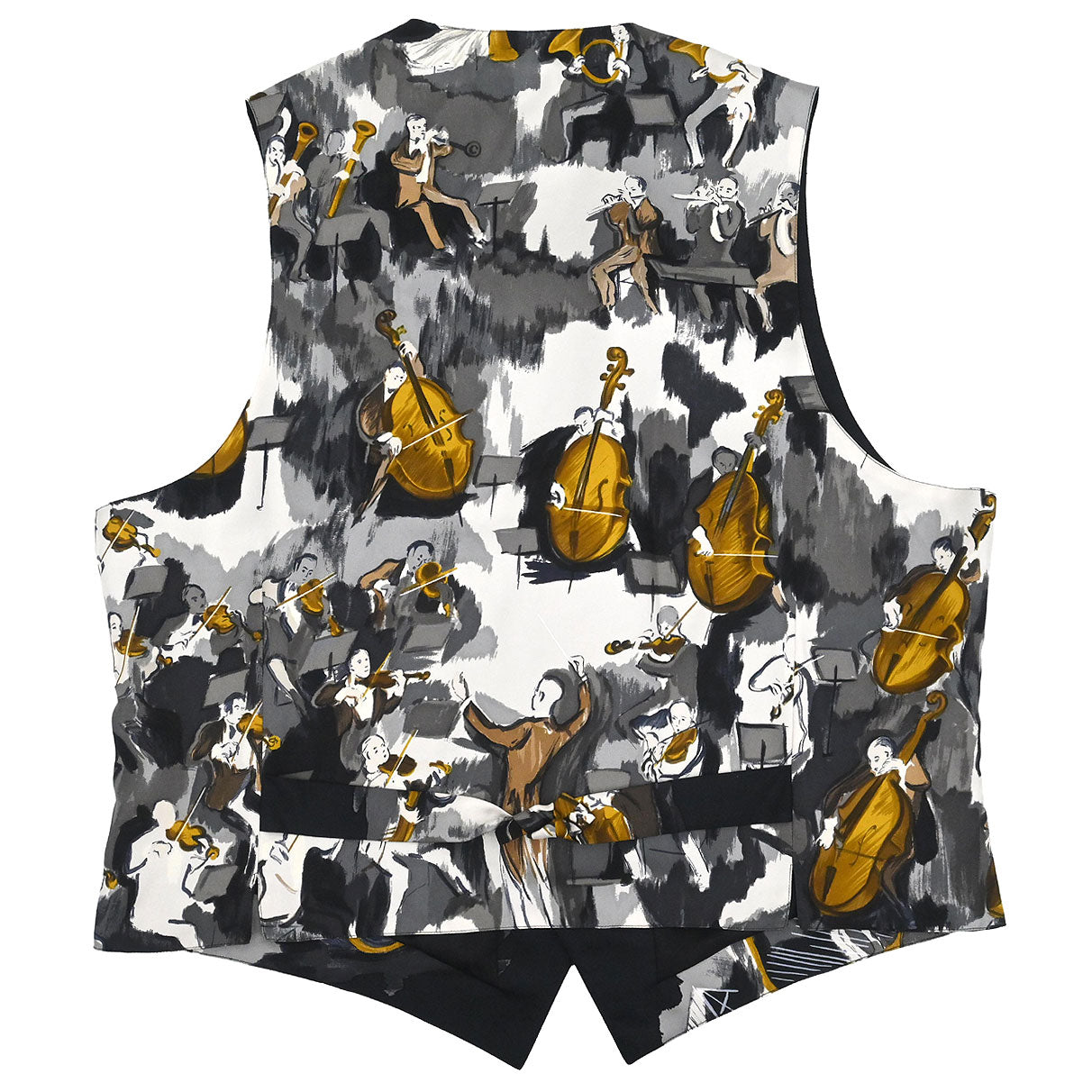 Hermes Sleeveless Jacket Vest Gray #54