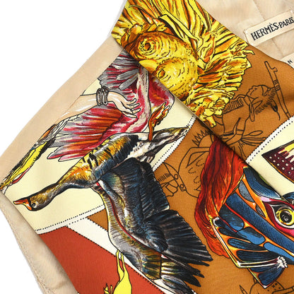 Hermes Zip-up Sleeveless Bomber Jacket Vest Brown #38