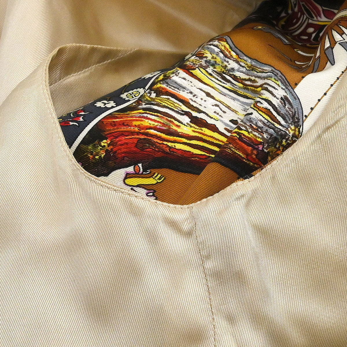 Hermes Zip-up Sleeveless Bomber Jacket Vest Brown #38