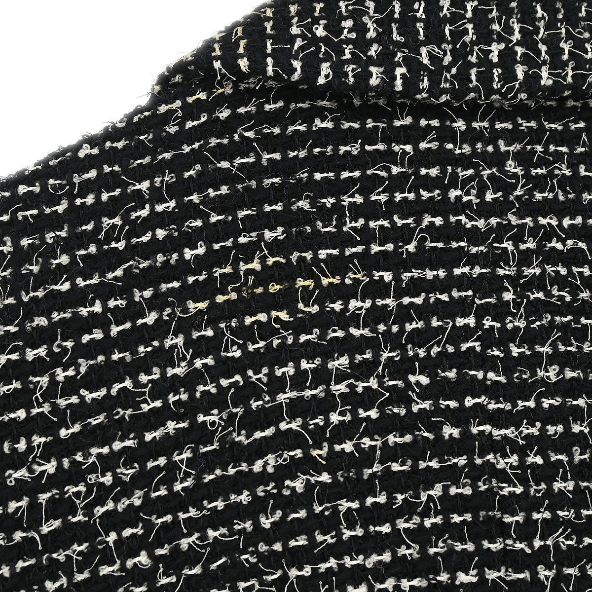 Chanel 2003 Double Breasted Tweed Jacket Black #46