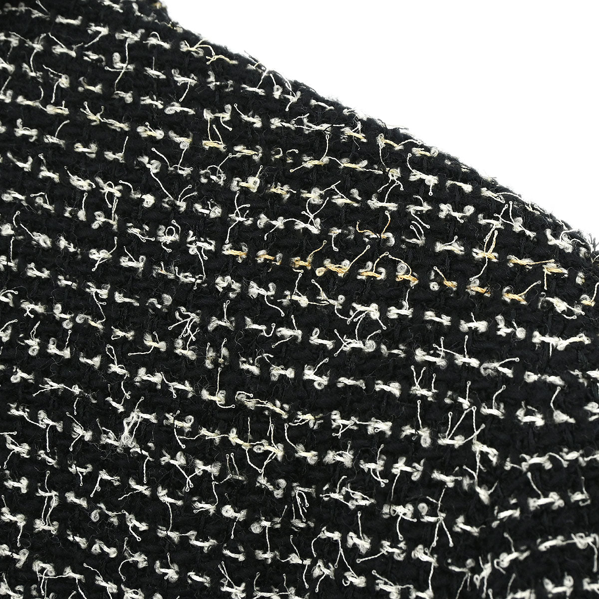 Chanel 2003 Double Breasted Tweed Jacket Black #46