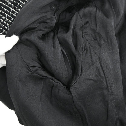 Chanel 2003 Double Breasted Tweed Jacket Black #46