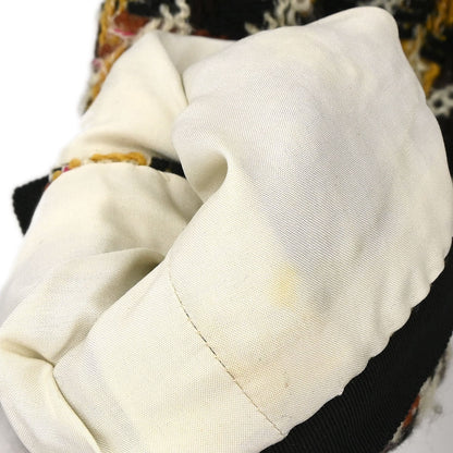 Chanel Setup Suit Jacket Skirt Tweed White #34