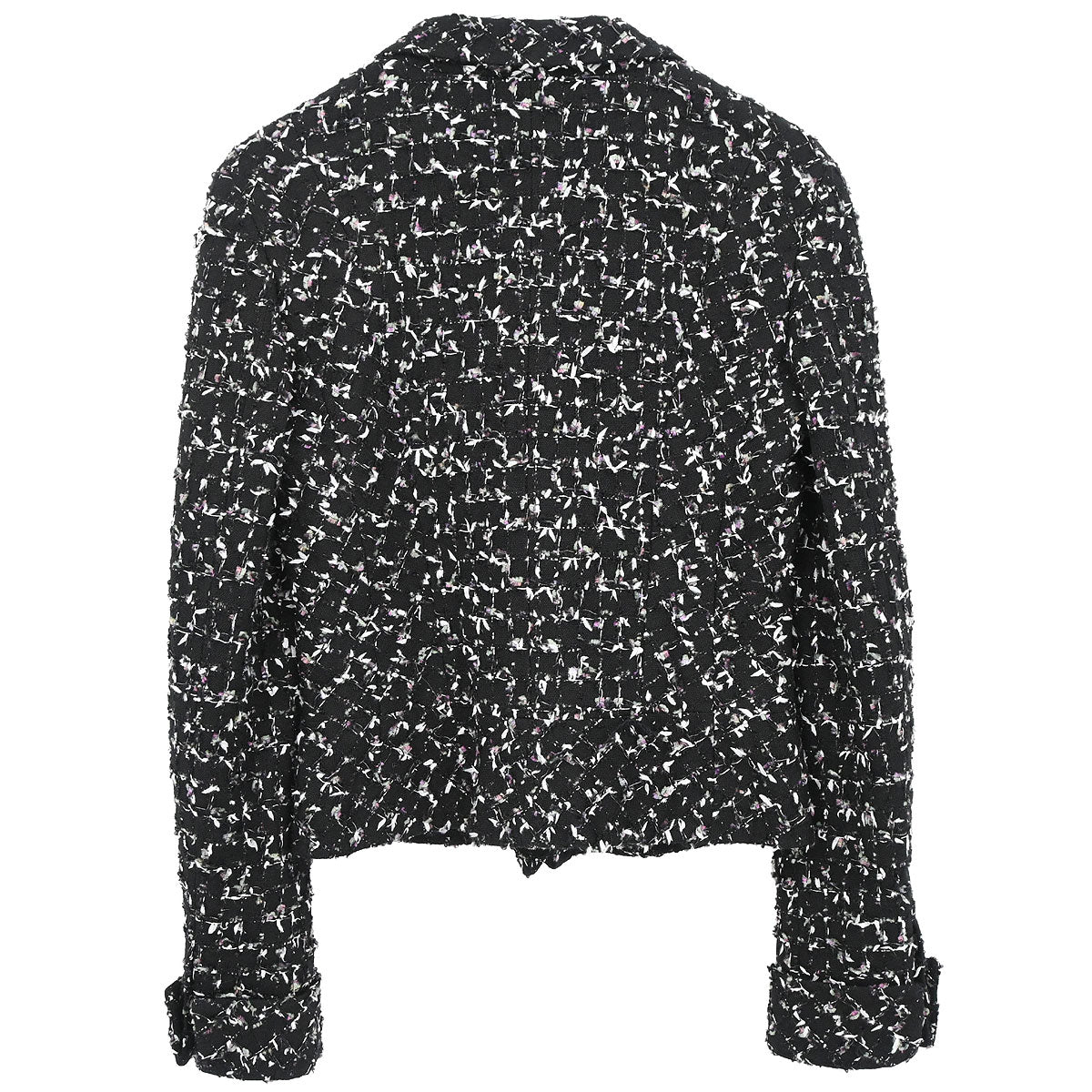 Chanel 2006 Single Breasted Tweed Jacket Black #36