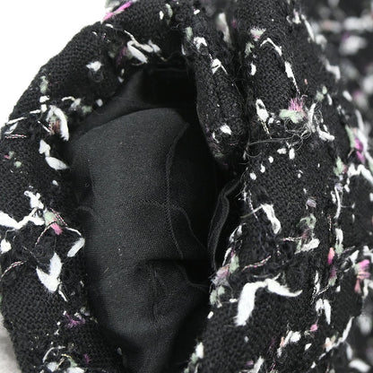 Chanel 2006 Single Breasted Tweed Jacket Black #36