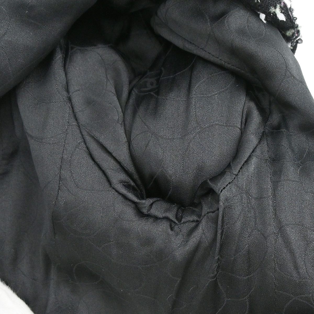 Chanel 2006 Single Breasted Tweed Jacket Black #36