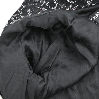Chanel 2006 Single Breasted Tweed Jacket Black #36