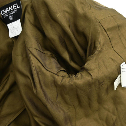 Chanel 1996 Double Breasted Jacket Brown #38