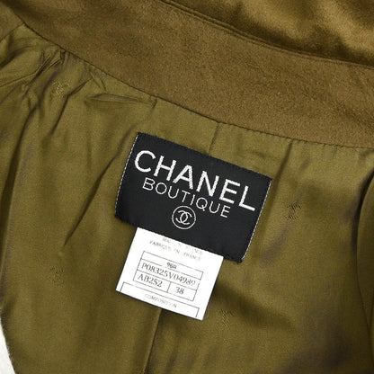 Chanel 1996 Double Breasted Jacket Brown #38