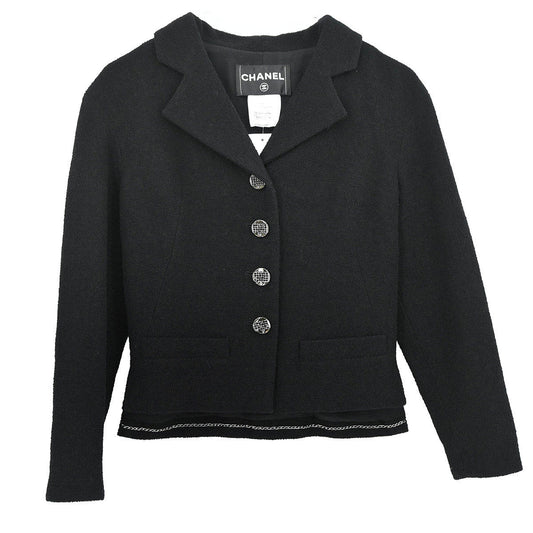 Chanel 2012 Single Breasted Jacket Black #36
