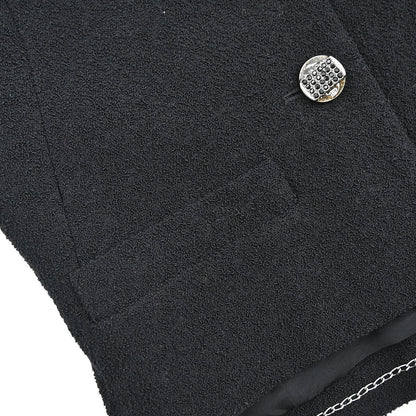 Chanel 2012 Single Breasted Jacket Black #36