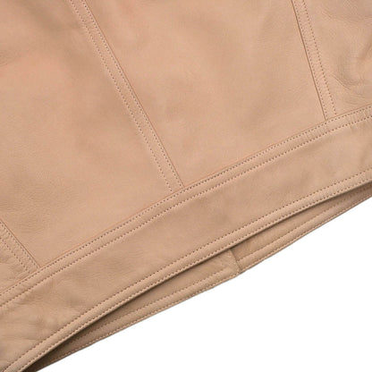 Chanel 1995 Sleeveless Single Breasted Jacket Light Pink #38
