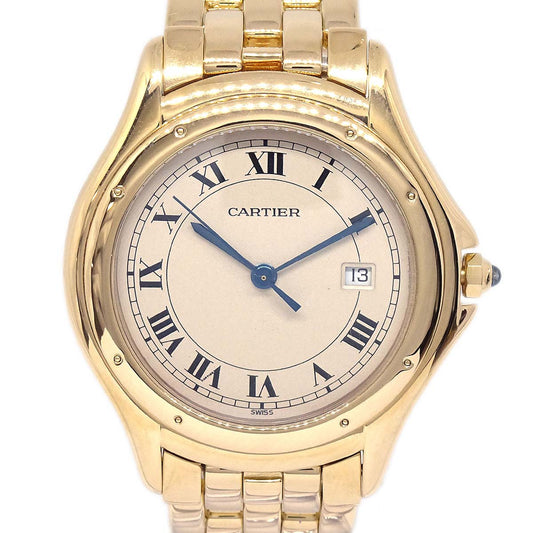 Cartier Panthere Cougar LM Ref.887904 Quartz Watch 18KYG