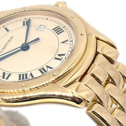 Cartier Panthere Cougar LM Ref.887904 Quartz Watch 18KYG