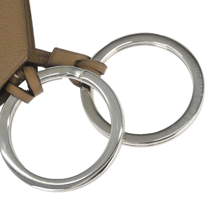 Hermes Etoupe Gray Swift Clochette Necklace Pendant