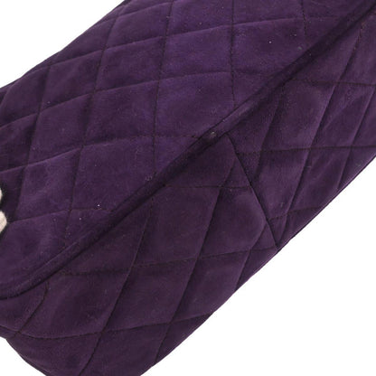 Chanel Purple Suede Camera Bag Mini