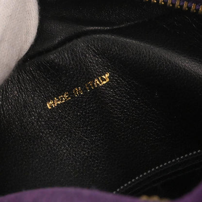 Chanel Purple Suede Camera Bag Mini