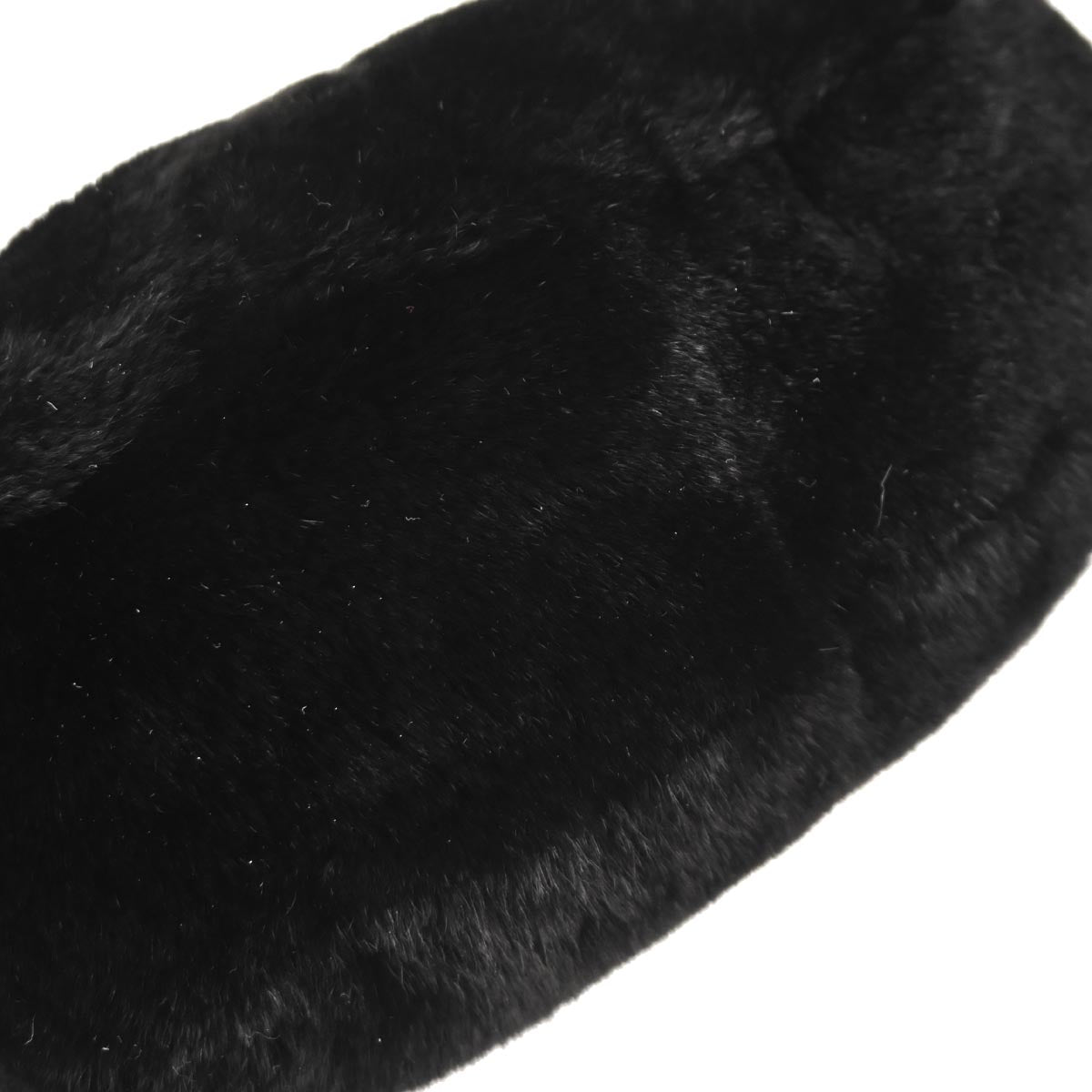 Chanel Black Lapin Fur Handbag