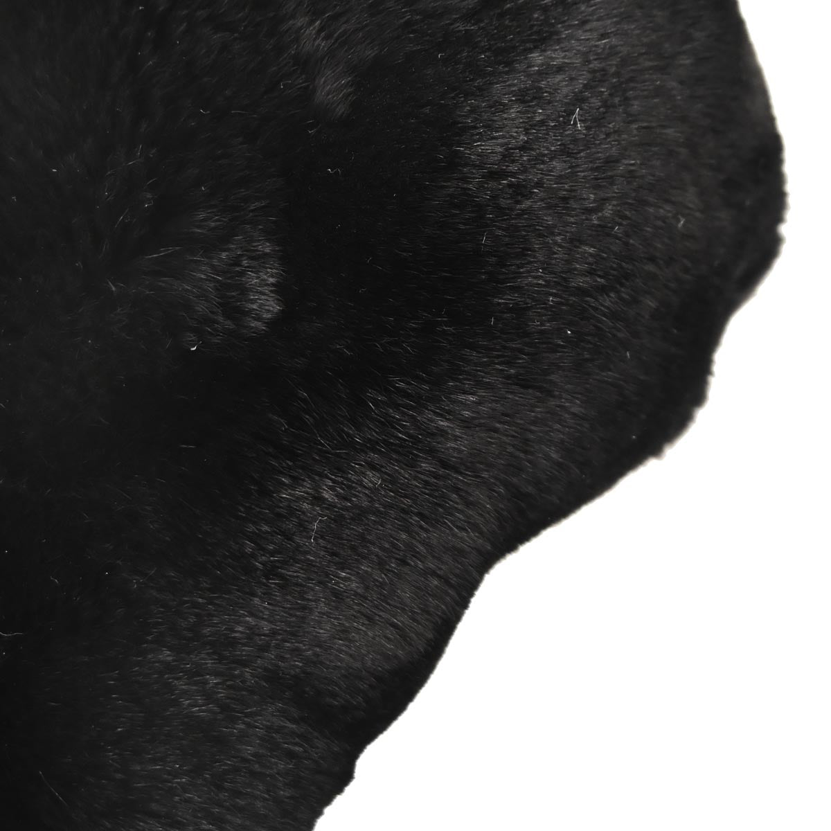 Chanel Black Lapin Fur Handbag