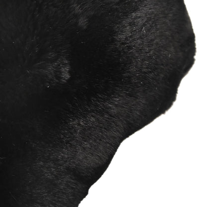 Chanel Black Lapin Fur Handbag