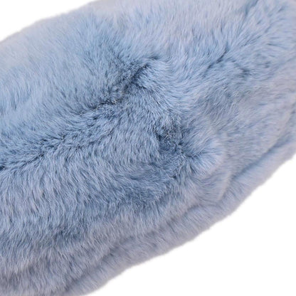 Chanel Blue Lapin Fur Handbag