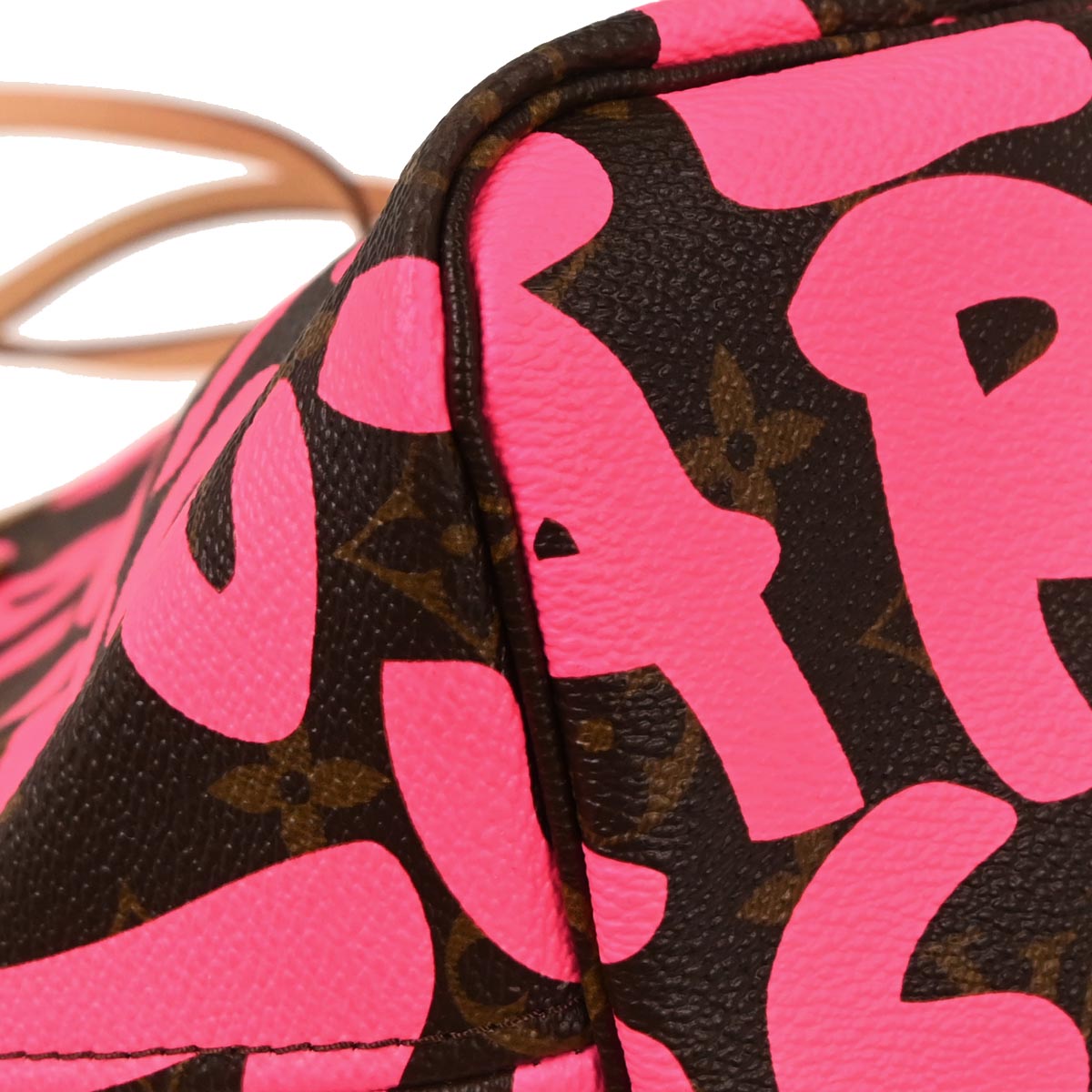 Louis Vuitton 2009 Pink Monogram Graffiti Neverfull GM Tote Bag M93701