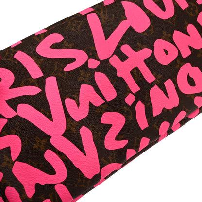 Louis Vuitton 2009 Pink Monogram Graffiti Neverfull GM Tote Bag M93701