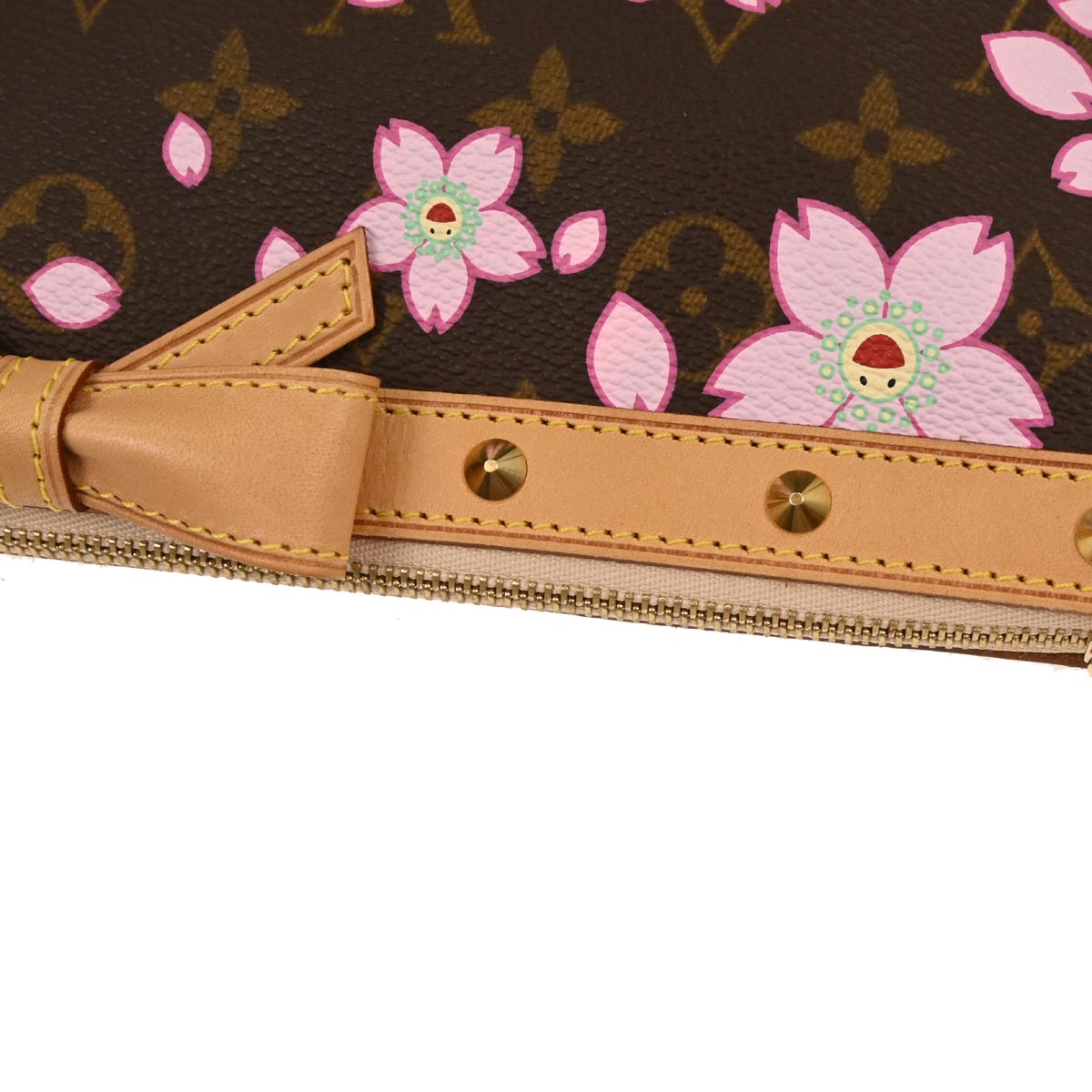Louis Vuitton 2003 Cherry Blossom Pochette Accessoires Handbag M92006