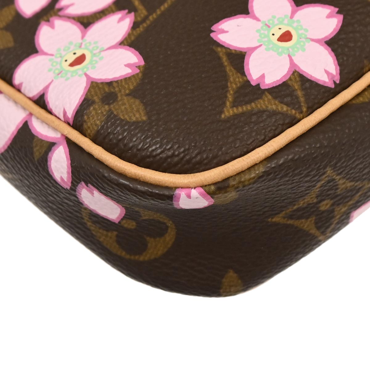 Louis Vuitton 2003 Cherry Blossom Pochette Accessoires Handbag M92006