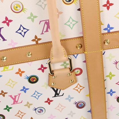 Louis Vuitton 2003 White Eye Love Monogram Sac Gigantic Handbag M92057