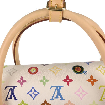 Louis Vuitton 2003 White Eye Love Monogram Sac Gigantic Handbag M92057