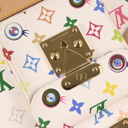 Louis Vuitton 2003 White Eye Love Monogram Sac Gigantic Handbag M92057