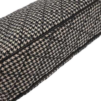 Chanel Black Tweed Houndstooth Camera Bag Small