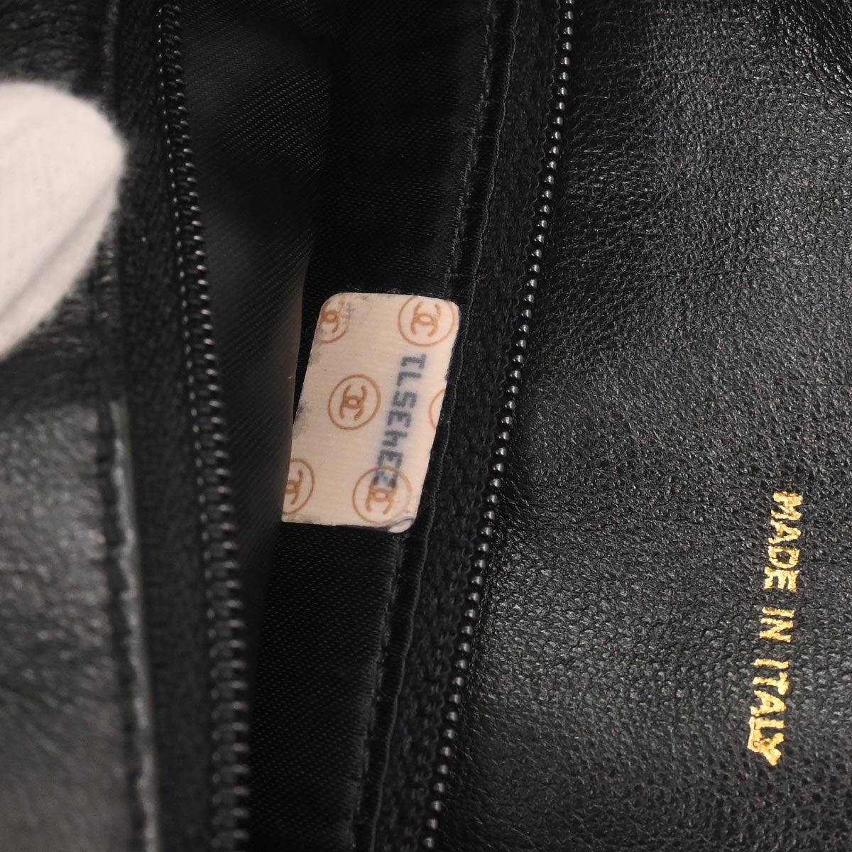 Chanel Black Tweed Houndstooth Camera Bag Small