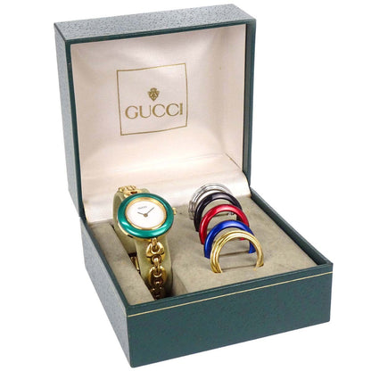 Gucci 11/12.2 Change Bezel Chameleon Quartz Watch
